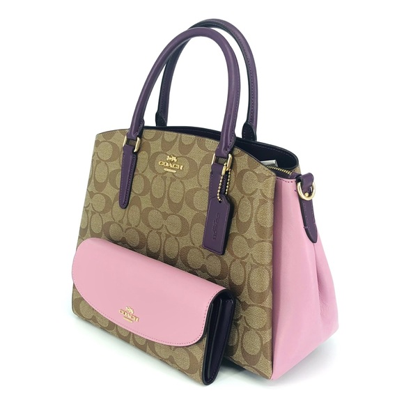 2PCS Coach Sage Carryall Wallet Set - Picture 2 of 8